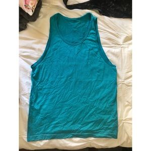 lululemon athletica Teal Blue Metal Vent Tank